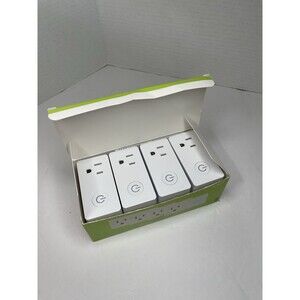 BN-LINK WiFi Smart Plug 4 Pack Heavy Duty 2.4GHz Smart Outlet Timer White